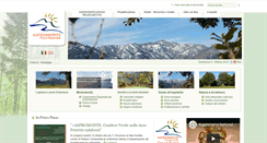 Desktop Screenshot of parcoaspromonte.gov.it